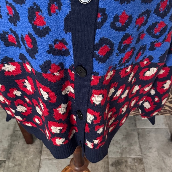 FARM Rio Leopard Cardigan - Picture 3 of 11